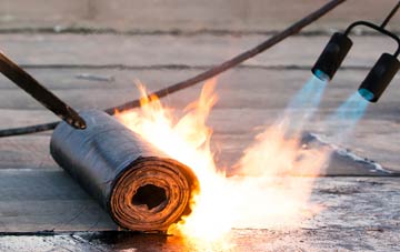 The Wern asphalt flat roofing repairs